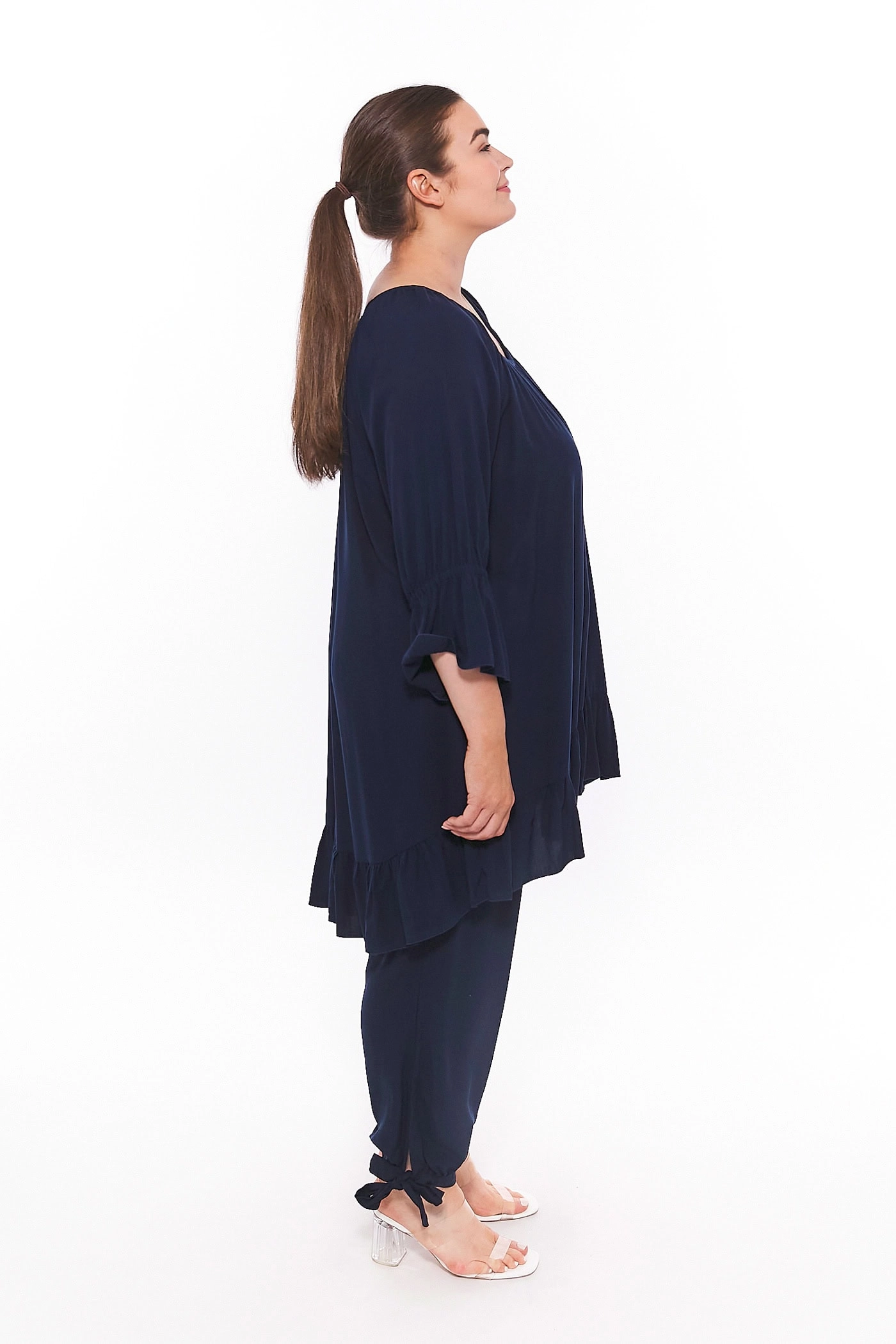 Pant with Tie Navy (FINAL SALE) - Image 6