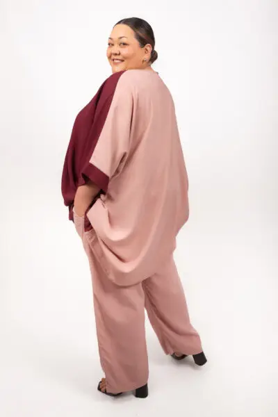 Slim Leg Pant Rayon Dusty Pink (FINAL SALE)