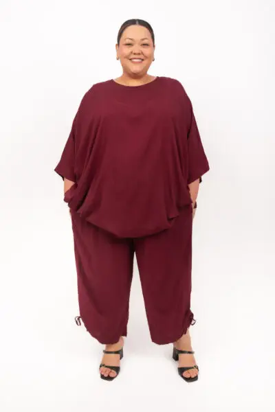 Everyday Essential Culotte Burgundy (FINAL SALE)