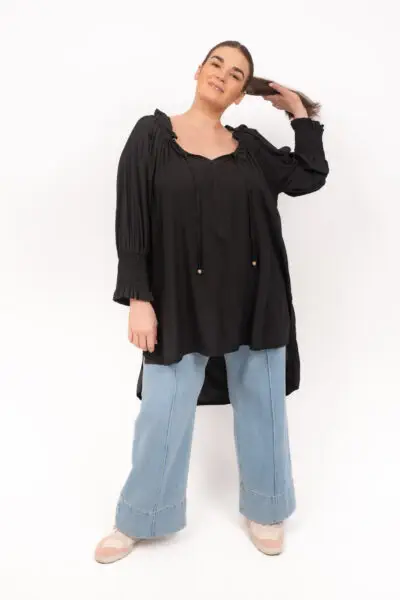 Holly High Low Black