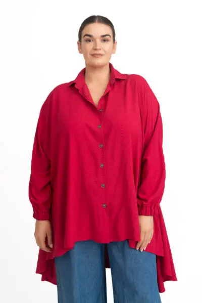 Oversized Shirt Red (FINAL SALE)