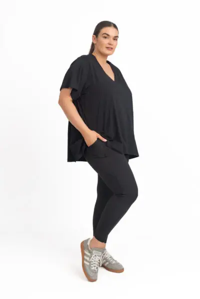 Active Legging With Pocket Black