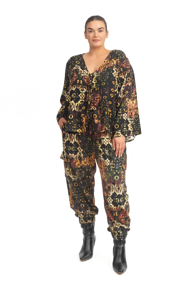 Tie Front Top Mystique Shimmer - Image 4