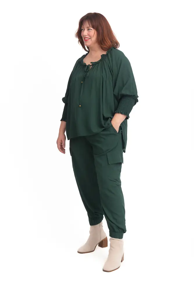 Cargo Pant Forest Green - Image 5