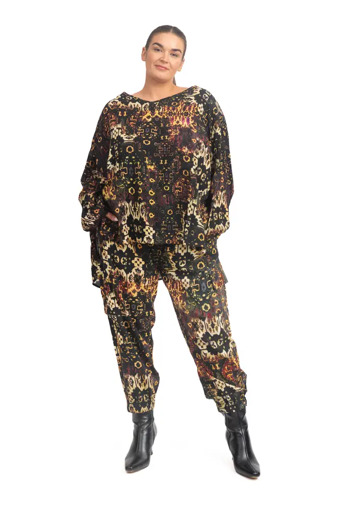 Harrison Long Sleeve Petite V Neck Mystique Shimmer