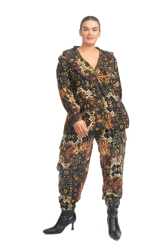 Enchantment Frill Front Top Mystique Shimmer - Image 3