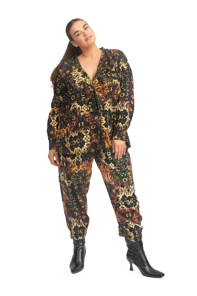 Enchantment Frill Front Top Mystique Shimmer - Image 4
