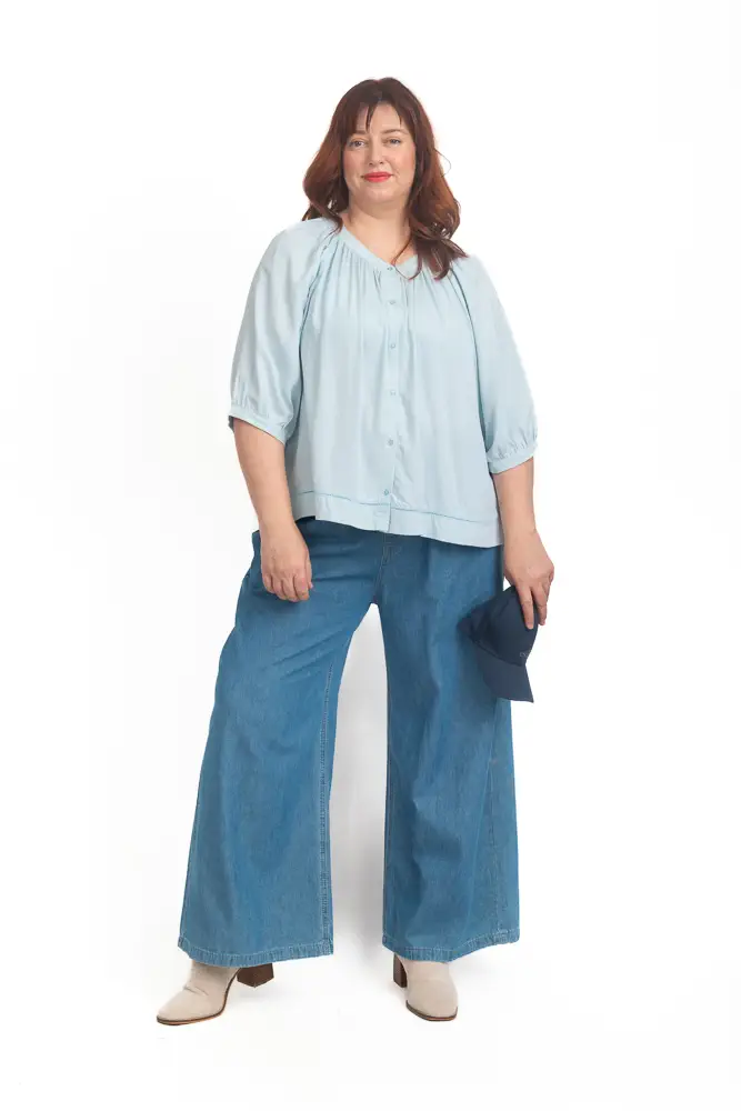 Megan Top Baby Blue - Image 3