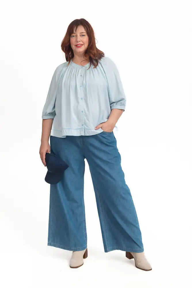 Megan Top Baby Blue - Image 4