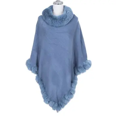 Opulent Poncho Blue