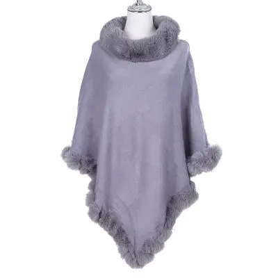 Opulent Poncho Grey