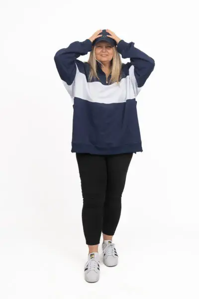 Rugby Jumper Navy/White