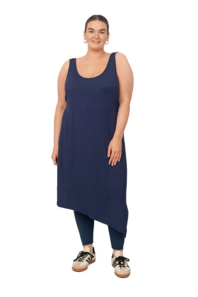 Foundation Reversible Slip Dress Rosie Navy