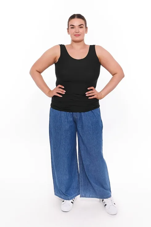 Foundation Tank Top Round Neck Black - Image 2