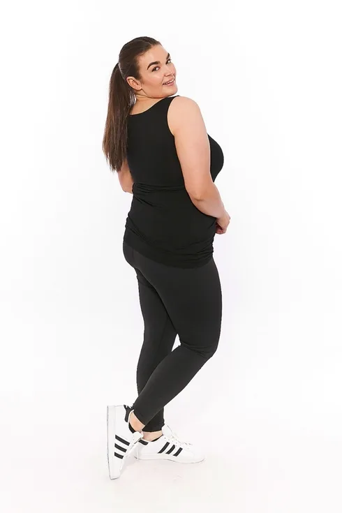 Foundation Tank Top Round Neck Black - Image 5