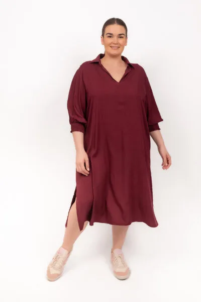 Collective Dress Short Burgundy (FINAL SALE)