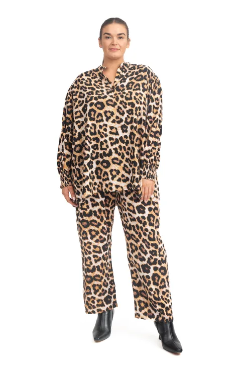 Demelza Top Animal Print