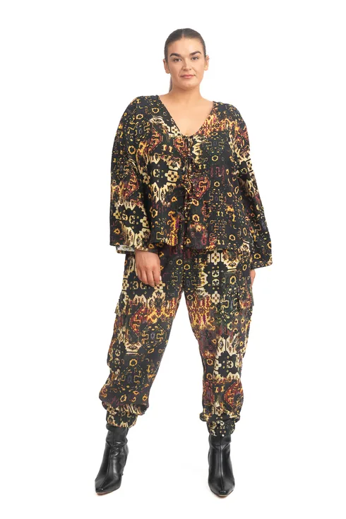 Tie Front Top Mystique Shimmer