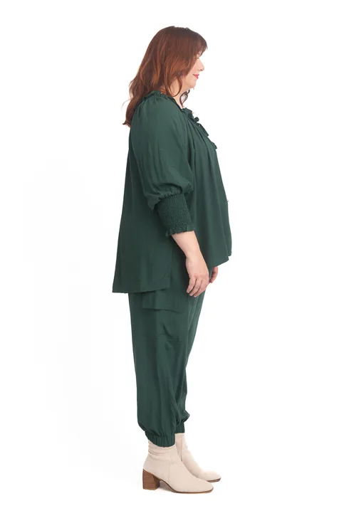 Tracey Top Forest Green - Image 2