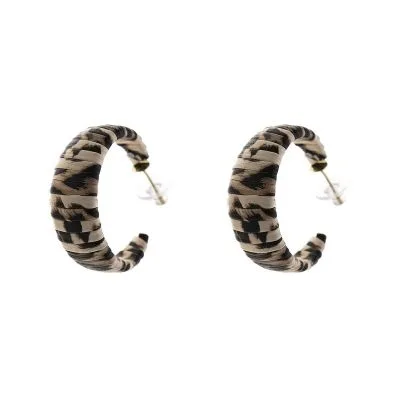 Earring Animal Beige