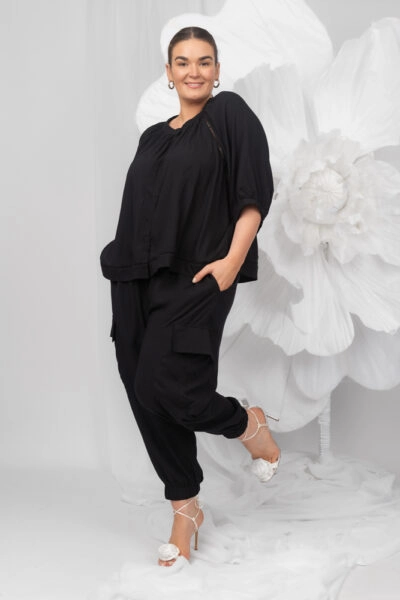 Megan Top Black