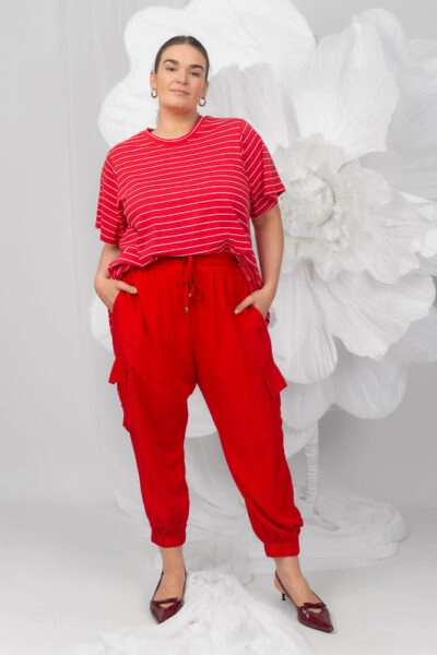 Cargo Pant Red